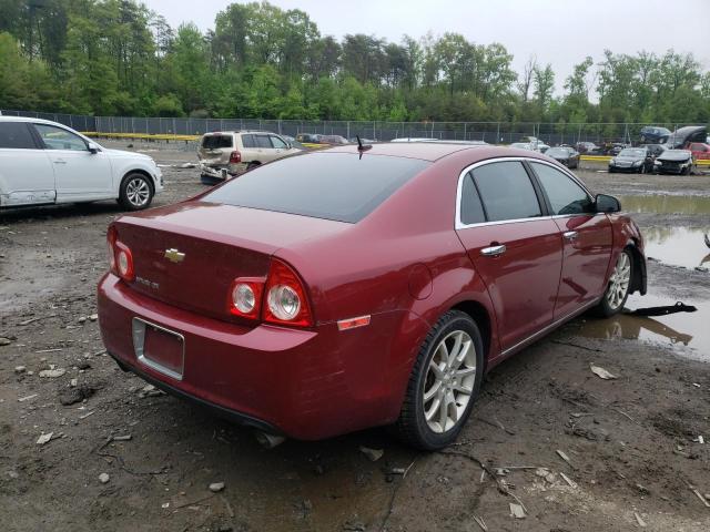 1G1ZE5E76BF343741 - 2011 CHEVROLET MALIBU LTZ 红色 照片 4