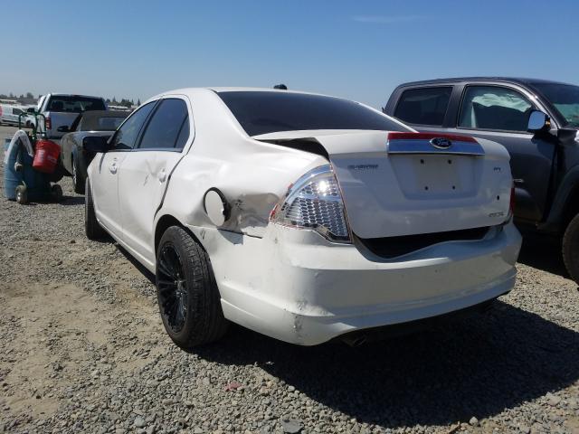 3FAHP0JG3CR265905 - 2012 FORD FUSION SEL WHITE photo 3