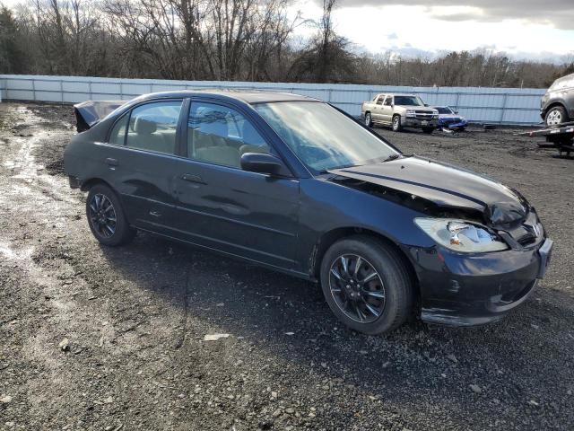 2HGES16555H590645 - 2005 HONDA CIVIC LX BLACK photo 4