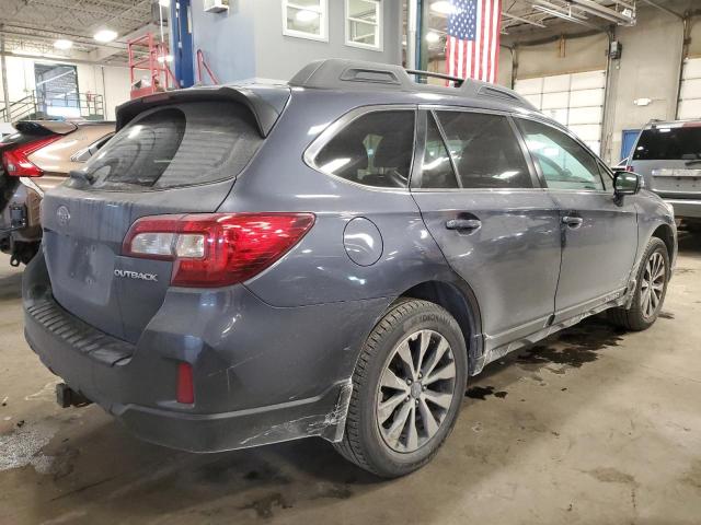 4S4BSBNC4F3305943 - 2015 SUBARU OUTBACK 2.5I LIMITED BLUE photo 3