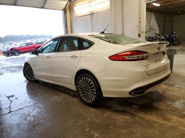 3FA6P0D95JR233698 - 2018 FORD FUSION TITANIUM/PLATINUM WHITE photo 2