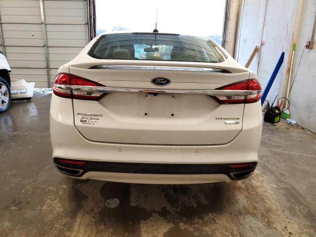 3FA6P0D95JR233698 - 2018 FORD FUSION TITANIUM/PLATINUM WHITE photo 6