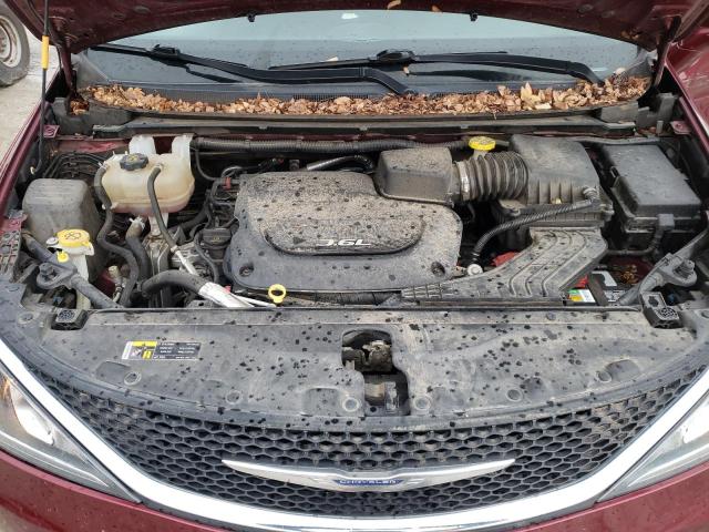 2C4RC1BG3HR613102 - 2017 CHRYSLER PACIFICA TOURING L BURGUNDY photo 12