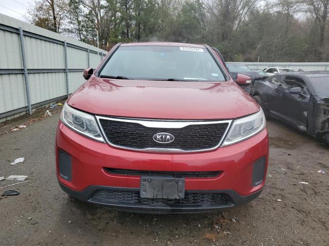 5XYKT3A6XEG485270 - 2014 KIA SORENTO LX RED photo 5