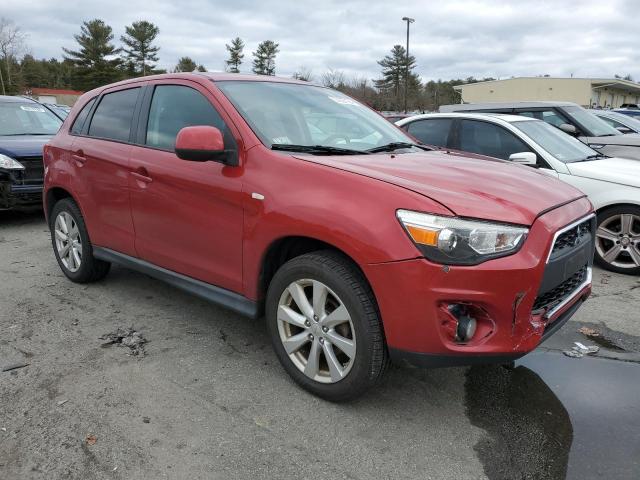 4A4AR3AU3FE010510 - 2015 MITSUBISHI OUTLANDER ES RED photo 4