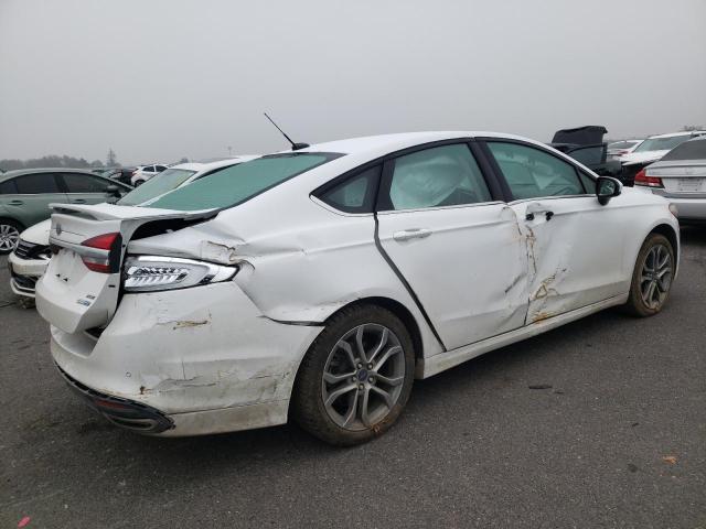 3FA6P0T93HR286699 - 2017 FORD FUSION SE WHITE photo 3