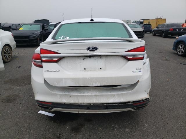 3FA6P0T93HR286699 - 2017 FORD FUSION SE WHITE photo 6