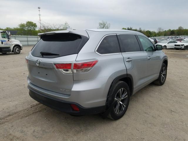 5TDJKRFH4GS327685 - 2016 TOYOTA HIGHLANDER XLE  ფოტო 4