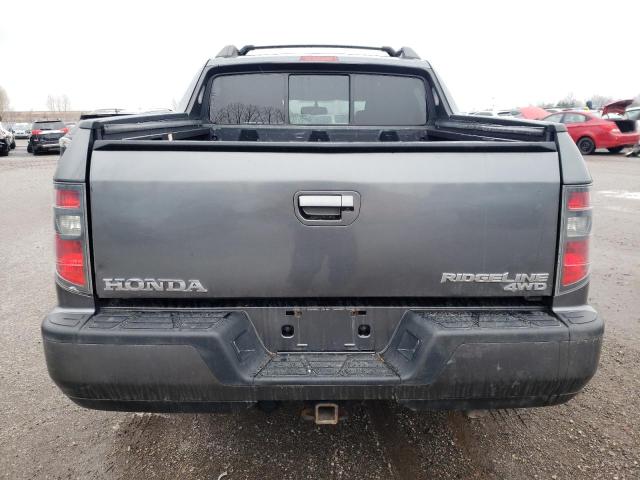 5FPYK1F4XDB501084 - 2013 HONDA RIDGELINE RTS GRAY photo 6