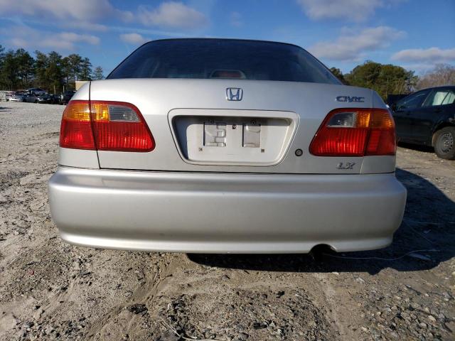 1HGEJ6673XL051075 - 1999 HONDA CIVIC LX GRAY photo 6