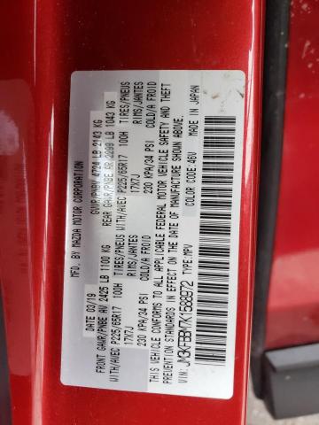 JM3KFBBM7K1588972 - 2019 MAZDA CX-5 SPORT RED photo 12