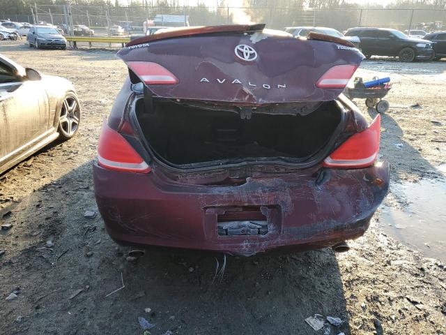 4T1BK36BX7U207443 - 2007 TOYOTA AVALON XL BURGUNDY photo 6