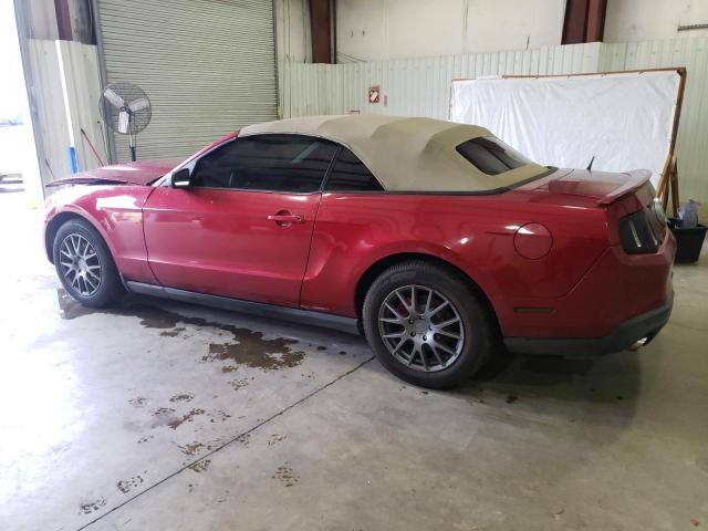 1ZVBP8EM7C5211442 - 2012 FORD MUSTANG RED photo 2