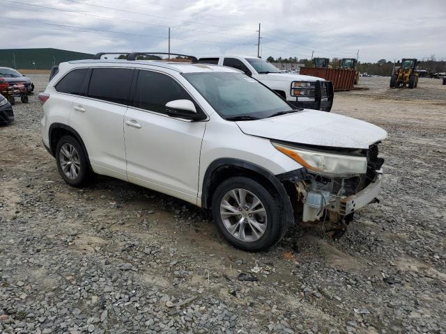 5TDKKRFH8FS087981 - 2015 TOYOTA HIGHLANDER XLE WHITE photo 4