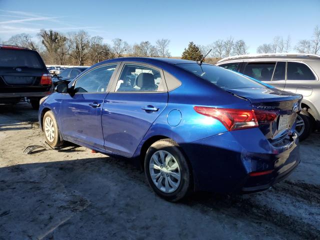 3KPC24A67LE122254 - 2020 HYUNDAI ACCENT SE BLUE photo 2