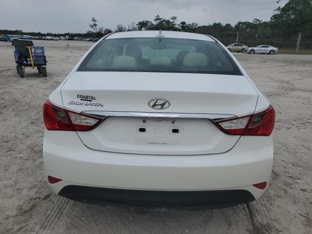 5NPEB4AC4EH894899 - 2014 HYUNDAI SONATA GLS WHITE photo 6