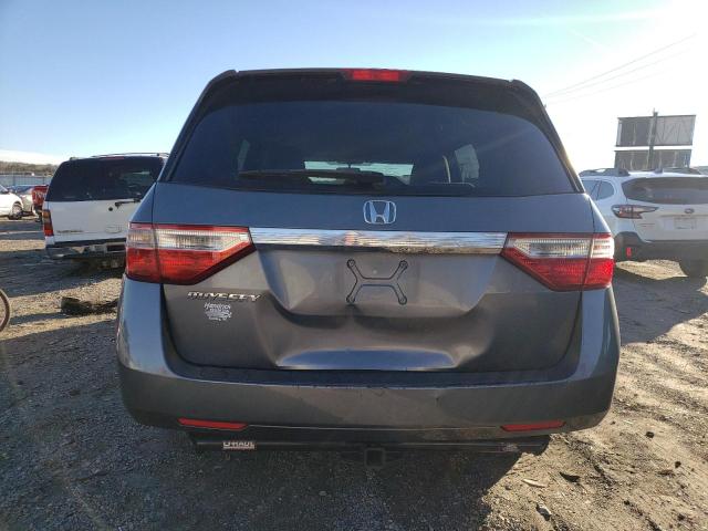 5FNRL5H24BB098472 - 2011 HONDA ODYSSEY LX GRAY photo 6