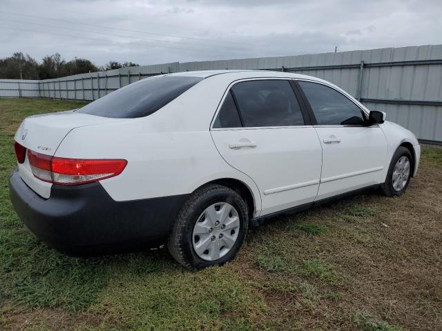 1HGCM56393A066255 - 2003 HONDA ACCORD LX WHITE photo 3