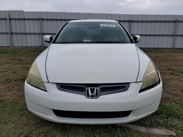 1HGCM56393A066255 - 2003 HONDA ACCORD LX WHITE photo 5