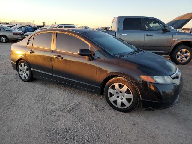 2HGFA16517H308172 - 2007 HONDA CIVIC LX BLACK photo 4