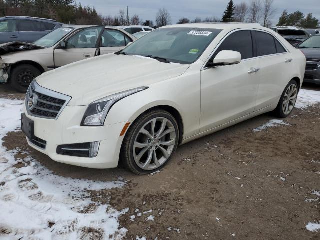 1G6AJ5SX1D0177450 - 2013 CADILLAC ATS PERFORMANCE WHITE photo 1