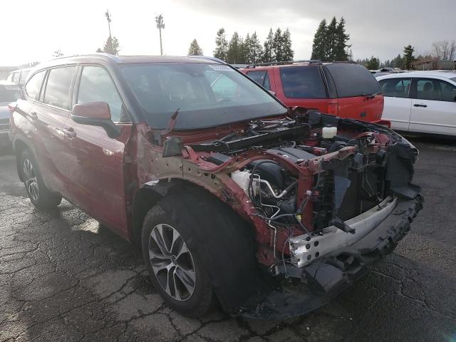 5TDHZRBH6LS005141 - 2020 TOYOTA HIGHLANDER XLE ბურგუნდია ფოტო 4