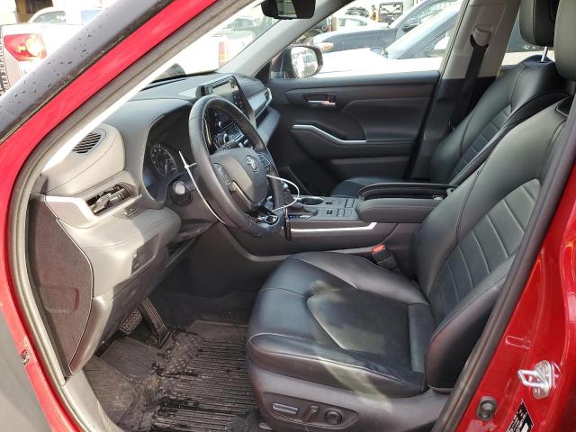 5TDHZRBH6LS005141 - 2020 TOYOTA HIGHLANDER XLE ბურგუნდია ფოტო 7