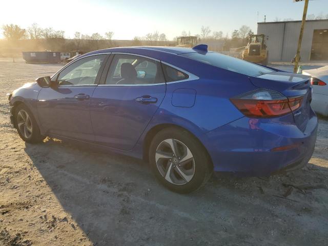 19XZE4F53KE021082 - 2019 HONDA INSIGHT EX BLUE photo 2