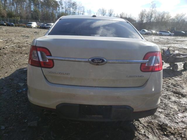 1FAHP2FW1AG146024 - 2010 FORD TAURUS LIMITED WHITE photo 6