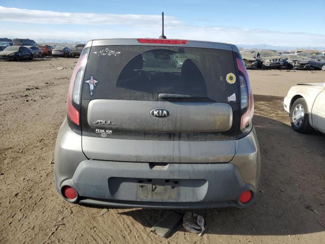 KNDJN2A29G7244975 - 2016 KIA SOUL GRAY photo 6