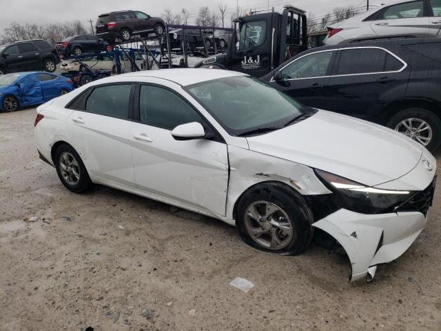 5NPLL4AG0MH036691 - 2021 HYUNDAI ELANTRA SE WHITE photo 4