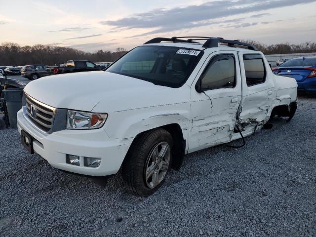 5FPYK1F53EB012102 - 2014 HONDA RIDGELINE RTL WHITE photo 1