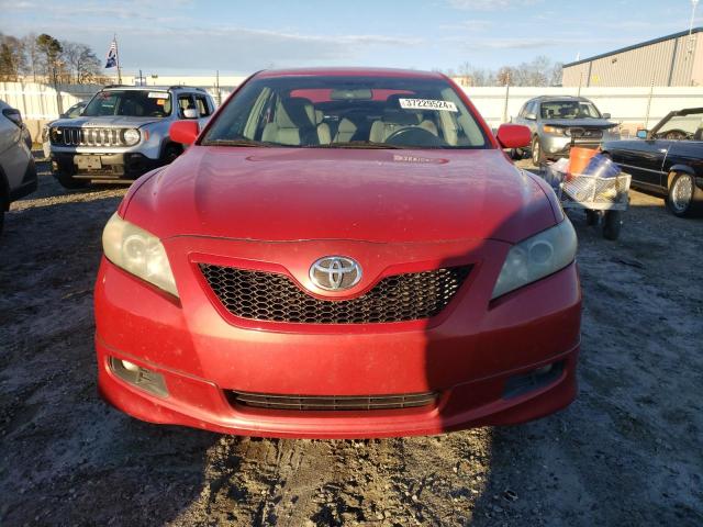 4T1BE46K29U387985 - 2009 TOYOTA CAMRY BASE RED photo 5