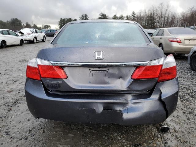 1HGCR2F37EA127802 - 2014 HONDA ACCORD LX GRAY photo 6