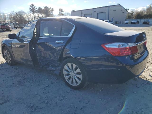 1HGCR2F89EA096418 - 2014 HONDA ACCORD EXL BLUE photo 2