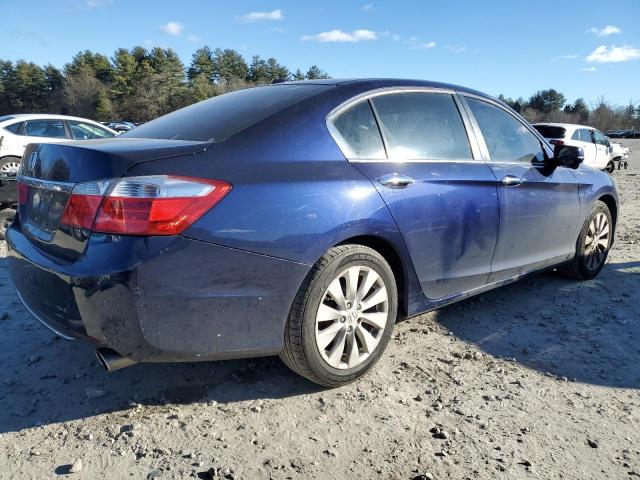 1HGCR2F89EA096418 - 2014 HONDA ACCORD EXL BLUE photo 3