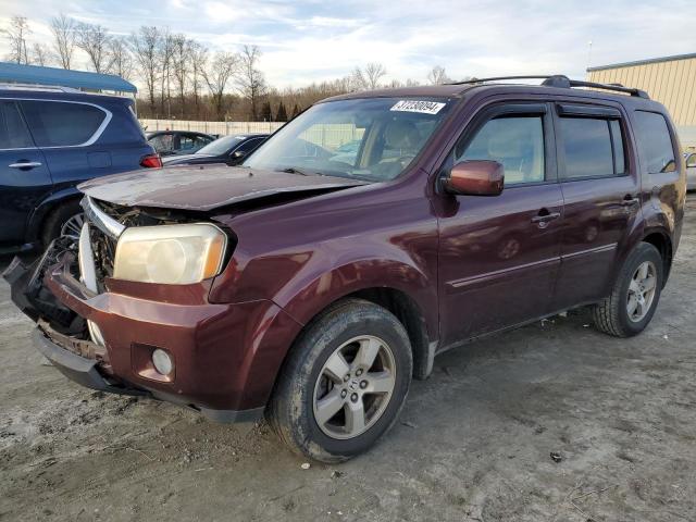 5FNYF48479B019644 - 2009 HONDA PILOT EX MAROON photo 1