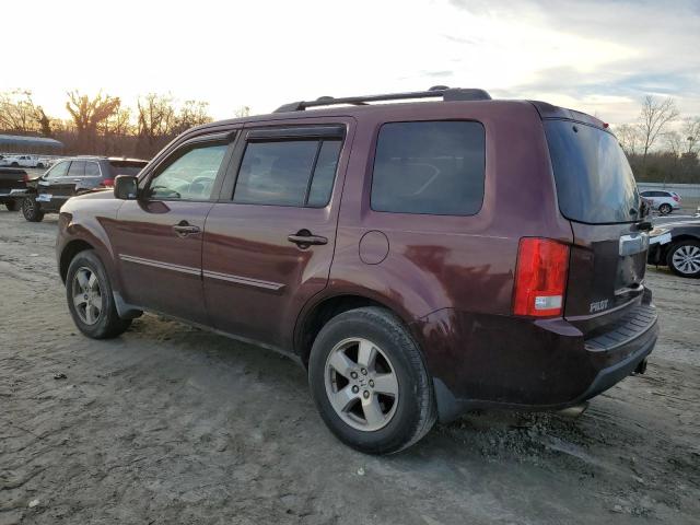 5FNYF48479B019644 - 2009 HONDA PILOT EX MAROON photo 2