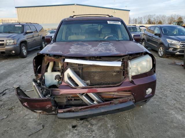 5FNYF48479B019644 - 2009 HONDA PILOT EX MAROON photo 5