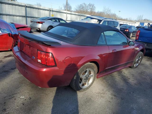 1FAFP444X3F380594 - 2003 FORD MUSTANG RED photo 3