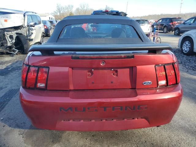 1FAFP444X3F380594 - 2003 FORD MUSTANG RED photo 6