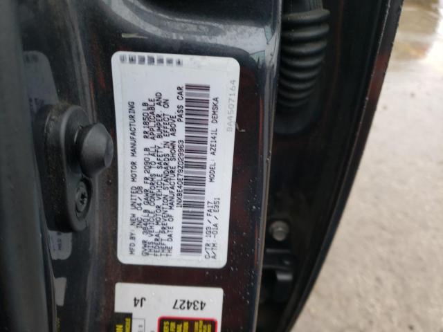 1NXBE40E79Z029963 - 2009 TOYOTA COROLLA XRS GRAY photo 12