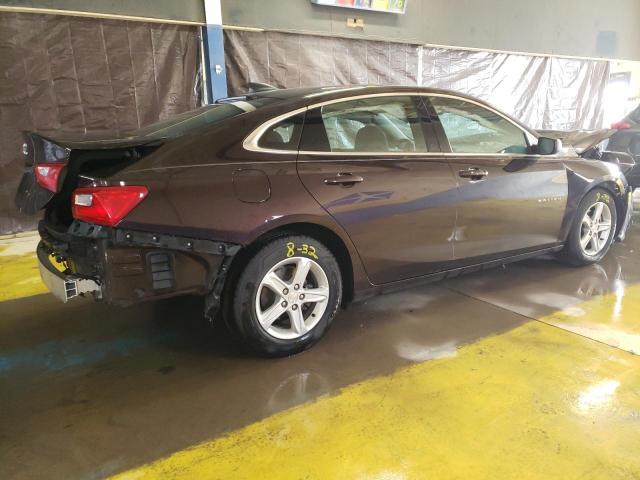 1G1ZB5ST9LF077692 - 2020 CHEVROLET MALIBU LS MAROON photo 3