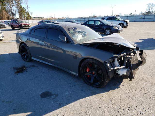 2C3CDXGJ7JH315033 - 2018 DODGE CHARGER R/T 392 GRAY photo 4