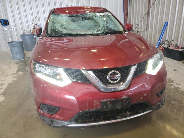 JN8AT2MV1GW136534 - 2016 NISSAN ROGUE S BURGUNDY photo 5