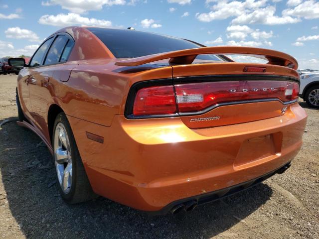 2B3CL5CT8BH513259 - 2011 DODGE CHARGER R/T ORANGE photo 3