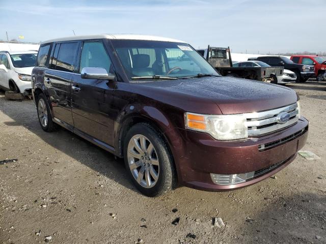 2FMEK63C39BA89384 - 2009 FORD FLEX LIMITED MAROON photo 4