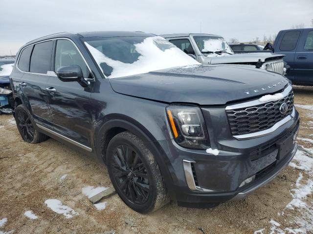 5XYP5DHC2LG086223 - 2020 KIA TELLURIDE SX GRAY photo 4