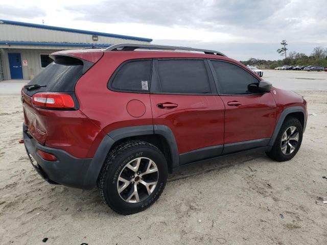 1C4PJMBS4EW174157 - 2014 JEEP CHEROKEE TRAILHAWK RED photo 3