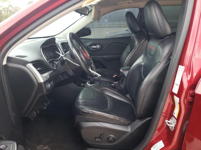 1C4PJMBS4EW174157 - 2014 JEEP CHEROKEE TRAILHAWK RED photo 7